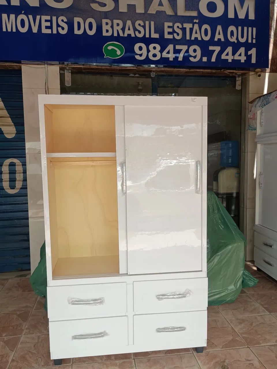 Guarda Roupas em bloco de madeira Solteirão  - Foto 2