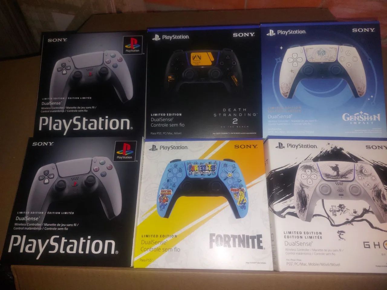 CONTROLES PS5 EDIÇÕES 