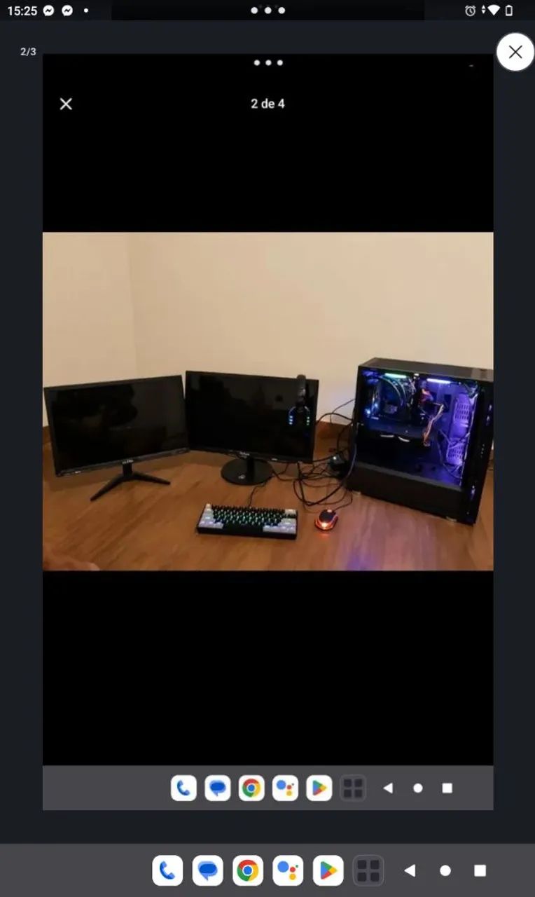 PC GAMER SÓ PEGAR E USAR ACEITO TROCAS EM IPHONE  - Foto 2