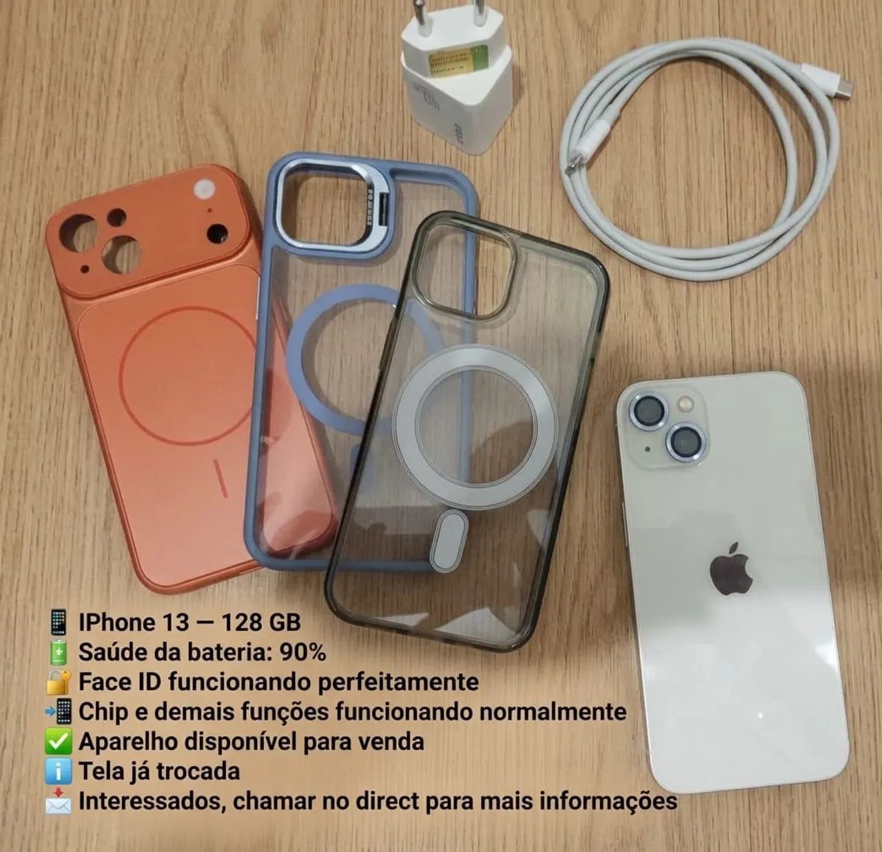 iPhone 13 128 gb bateria 90? - Foto 4