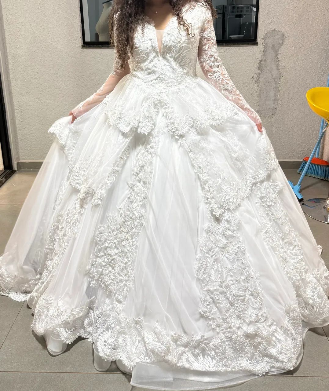 VESTIDO NOVO DE NOIVA - Foto 2