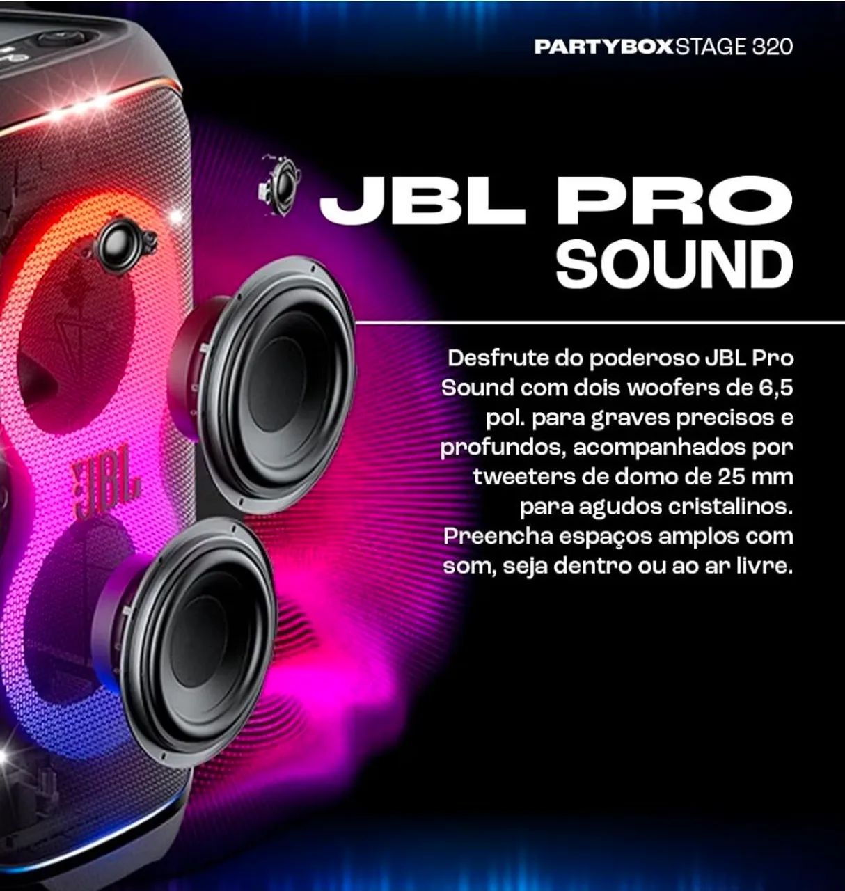 JBL PartyBox Stage 320 - Foto 3