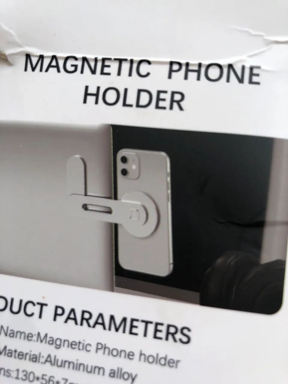 Suporte Para celular sobre notebook
