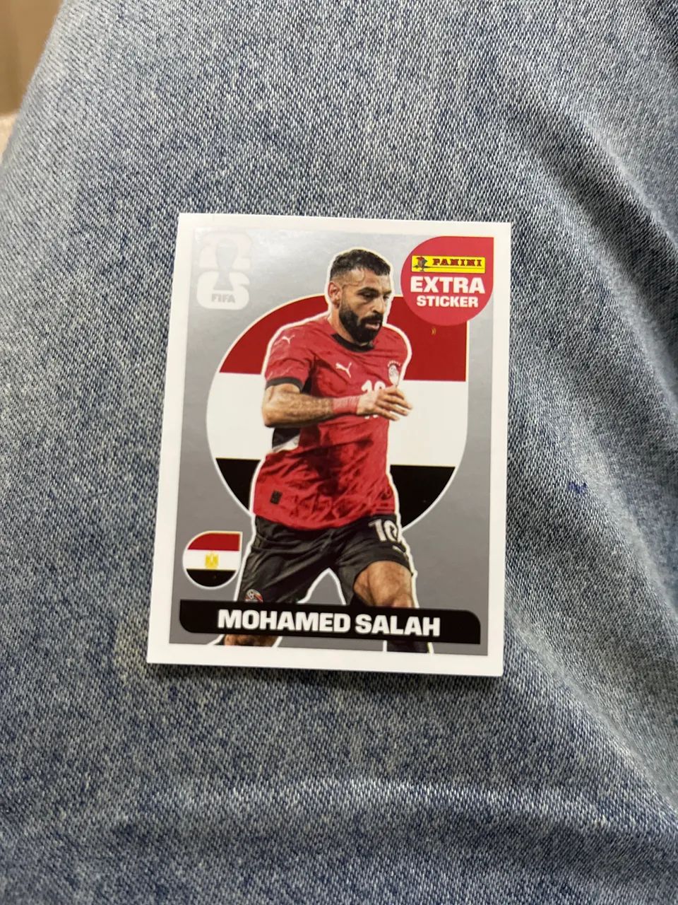 Figurinha legend prata Mohamed Salah