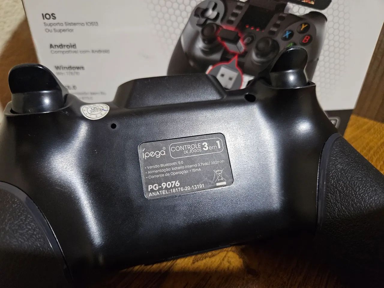 CONTROLE IPEGA MODELO PG-9076 PARA PS3/PS4/N-SWITCH/WINDOWS/ANDROID/IOS - Foto 4
