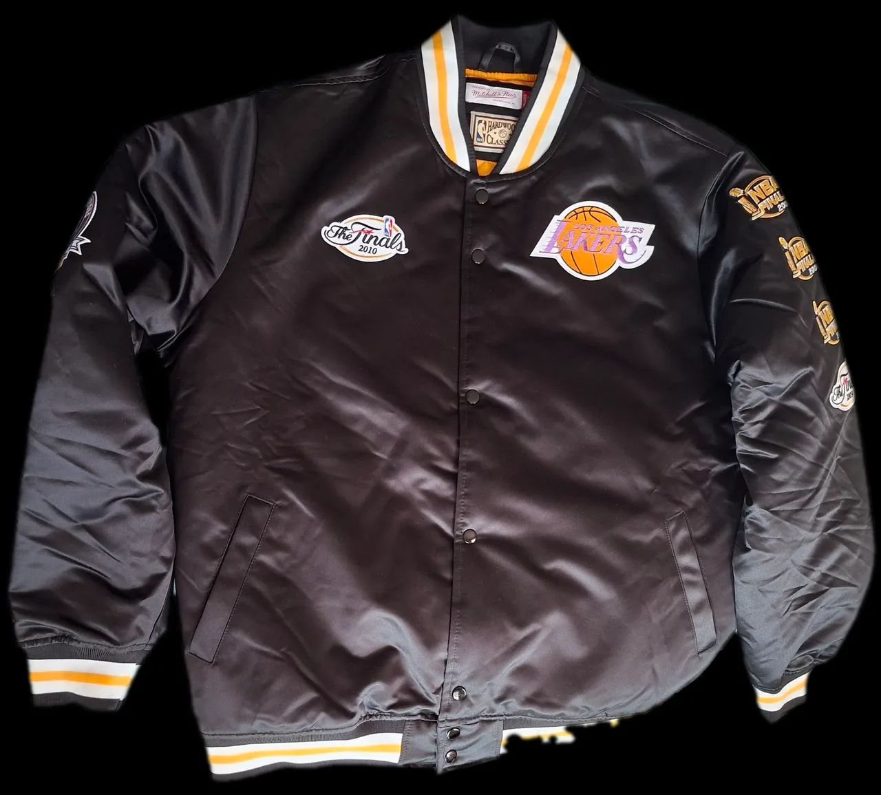 新品希少 Mitchell&Ness Lakers NBAファイナル2003XL Jaqueta Mitchell & Ness Masculina NBA LOS ANGELES LAKERS 2XL