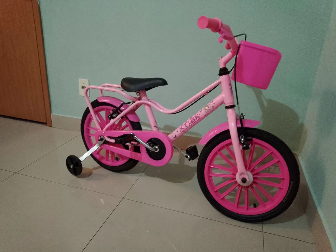 Bicicleta infantil rosa - Foto 2