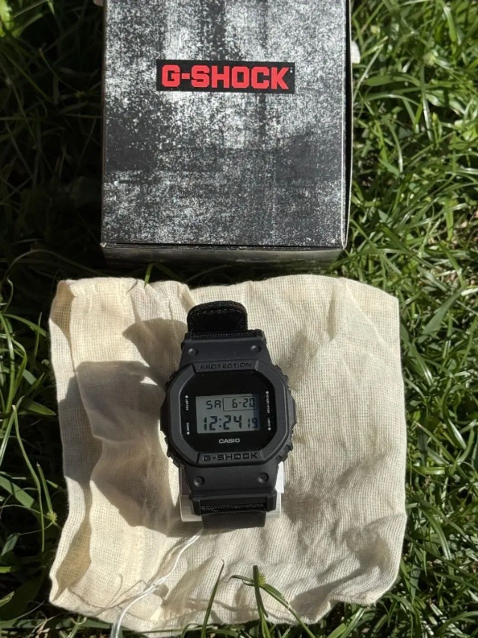 Relogio Casio G-shock Dw-5600 com pulseira de nylon