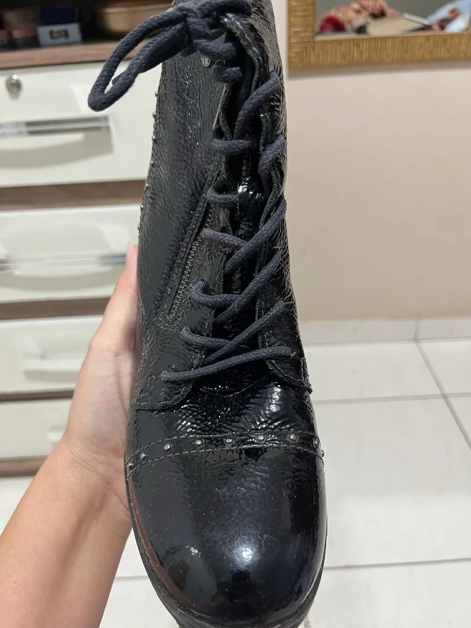 Bota coturno 