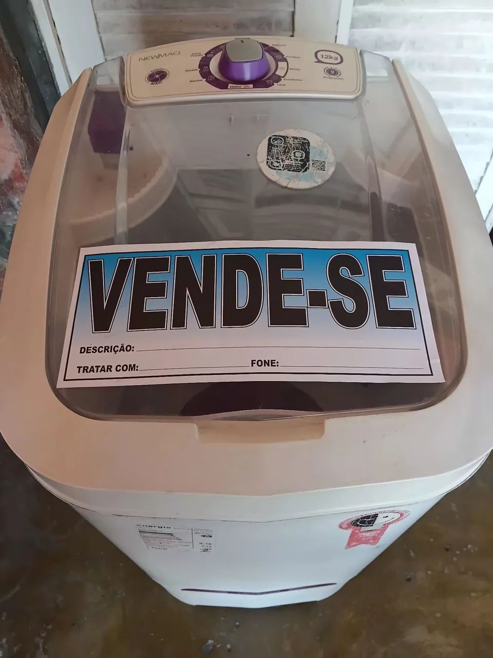 Tanquinho seminovo 12kg 