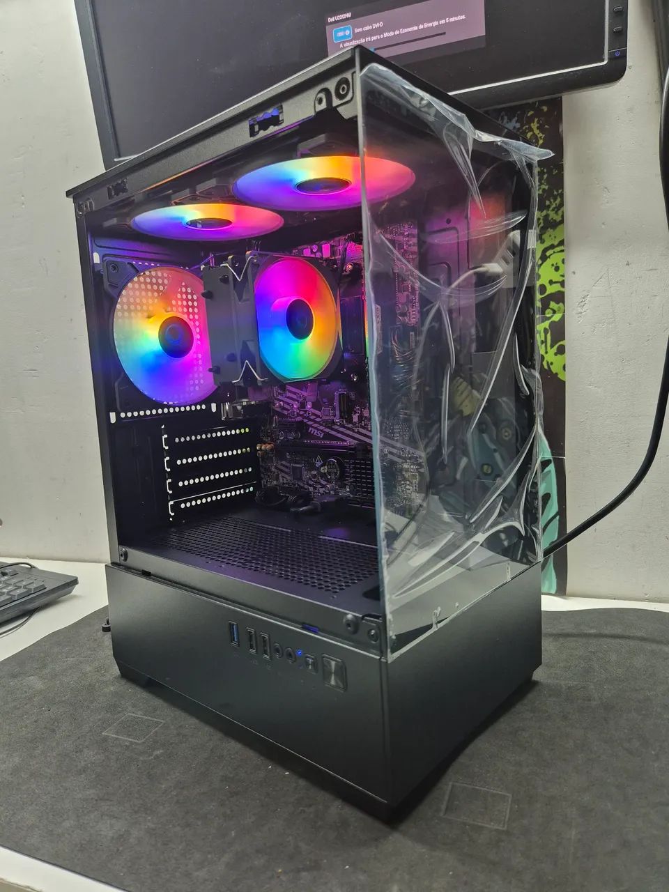 PC Gamer RYZEN Montagem Premium com Vidro e RGB | Opções de Processador!