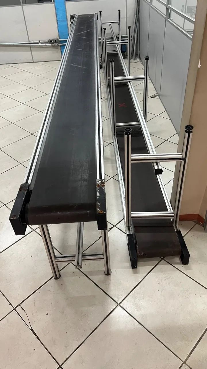 Esteira industrial de 12 metros com motor funcionando perfeitamente em alumínio reforçado  - Foto 2