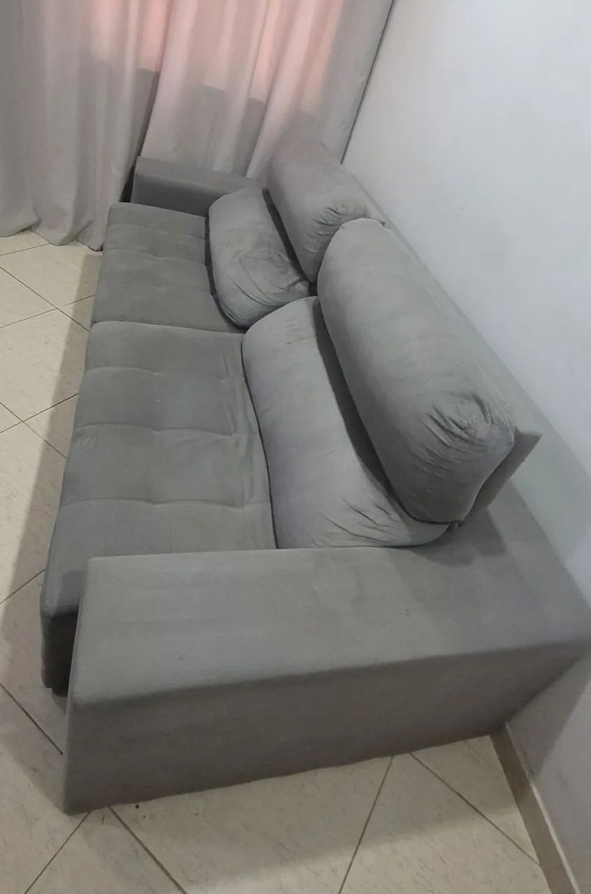 Sofá retrátil e reclinável 2.50m 