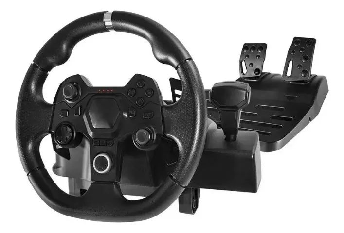 Volante Warrior Artaxes (PC,Xbox e PS) com pedal e cambio