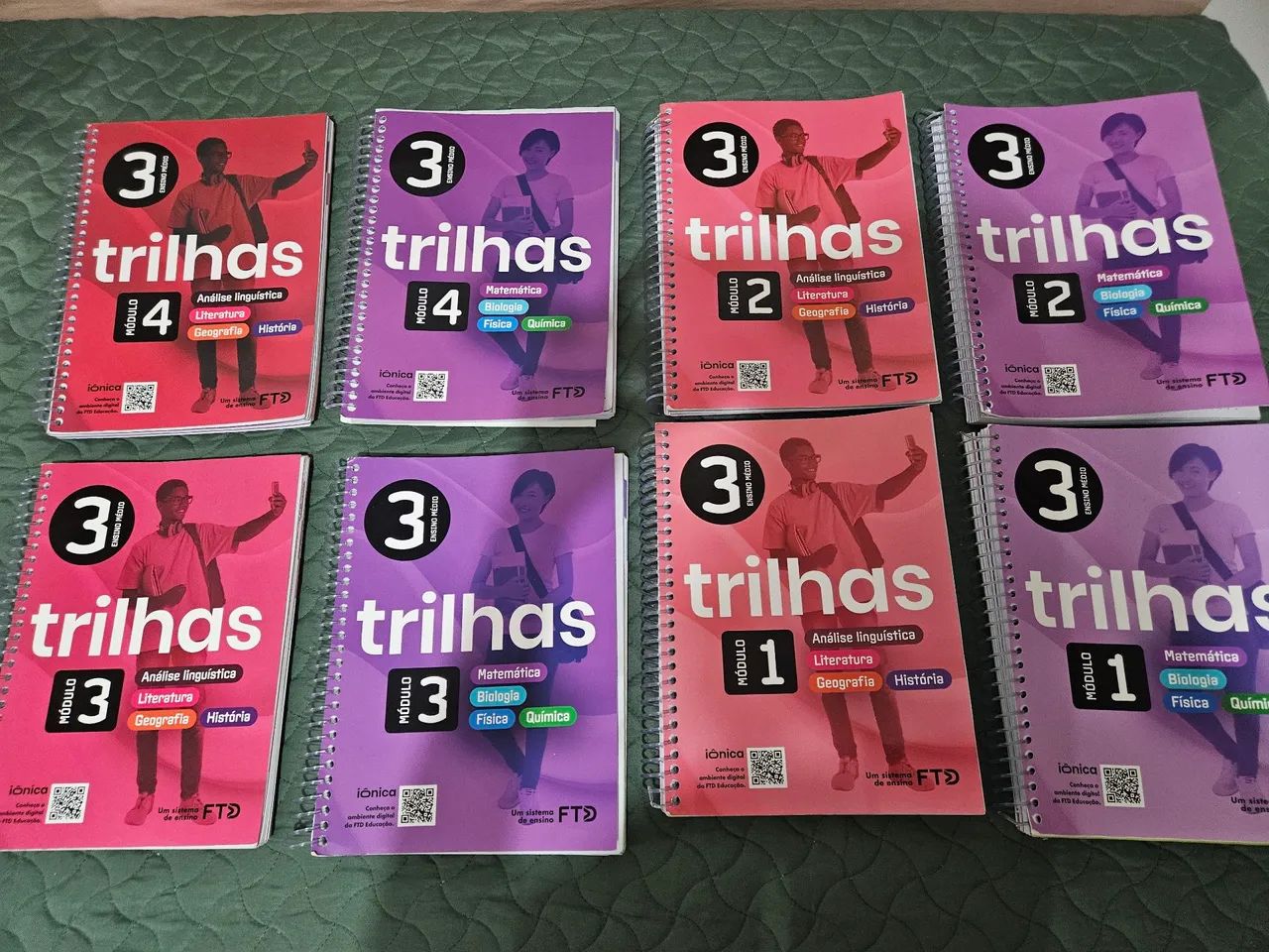 Coleção de livros FTD trilhas 3° ano do ensino médio - Livros e