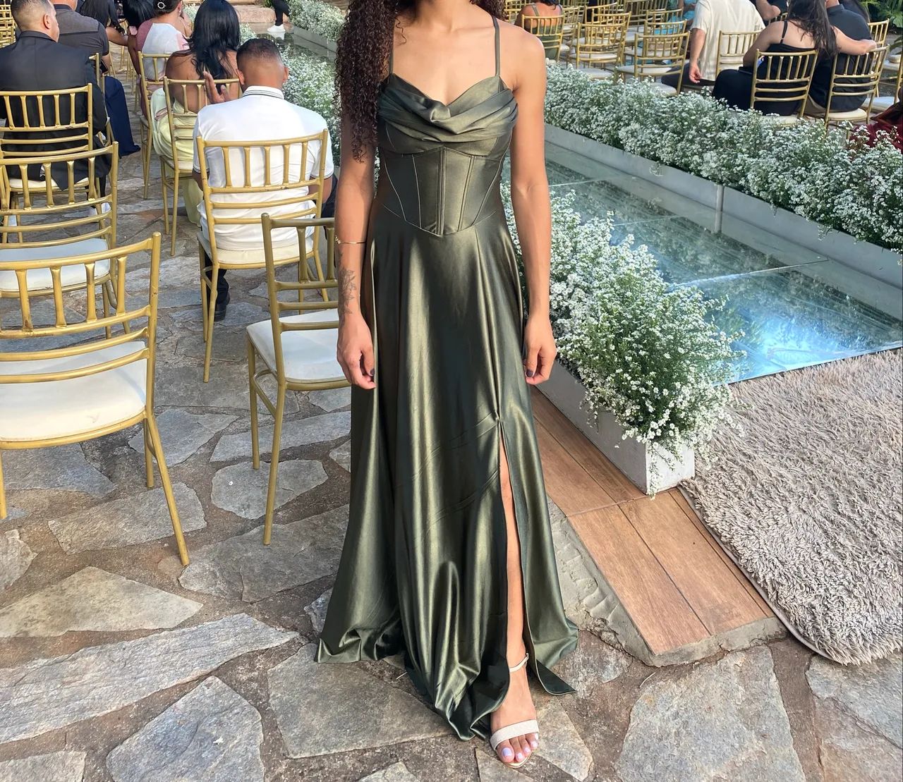 Vestido Verde Oliva - Foto 3