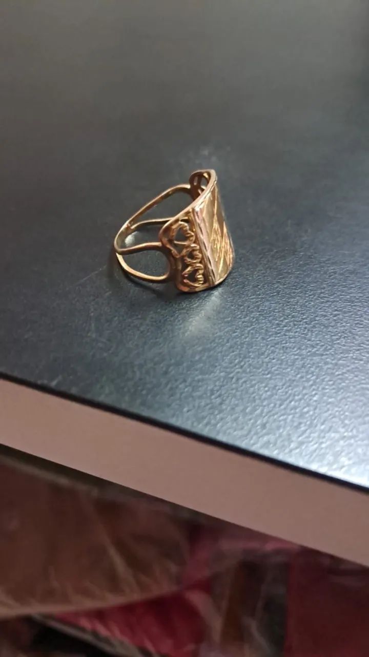 Anel de Ouro 2,325 gramas - Foto 2