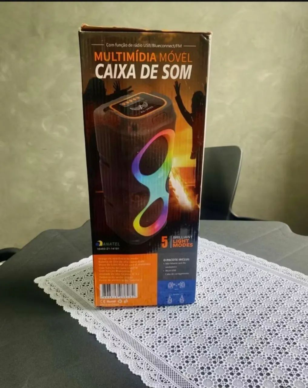 Caixa de som Bluetooth RGB - Foto 2