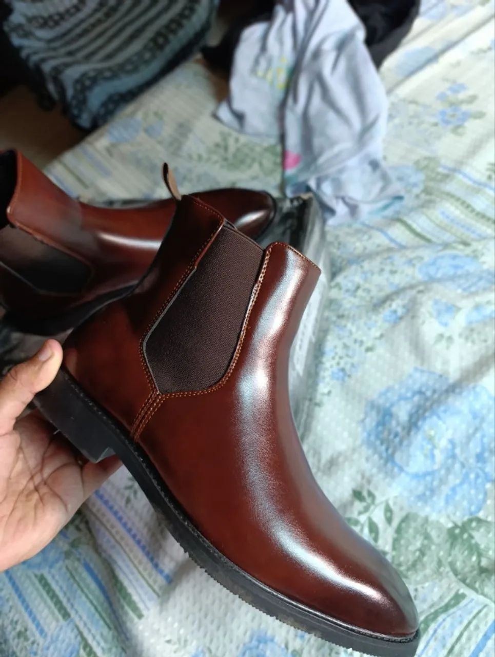 Botas Chelsea Marrom  - Foto 5