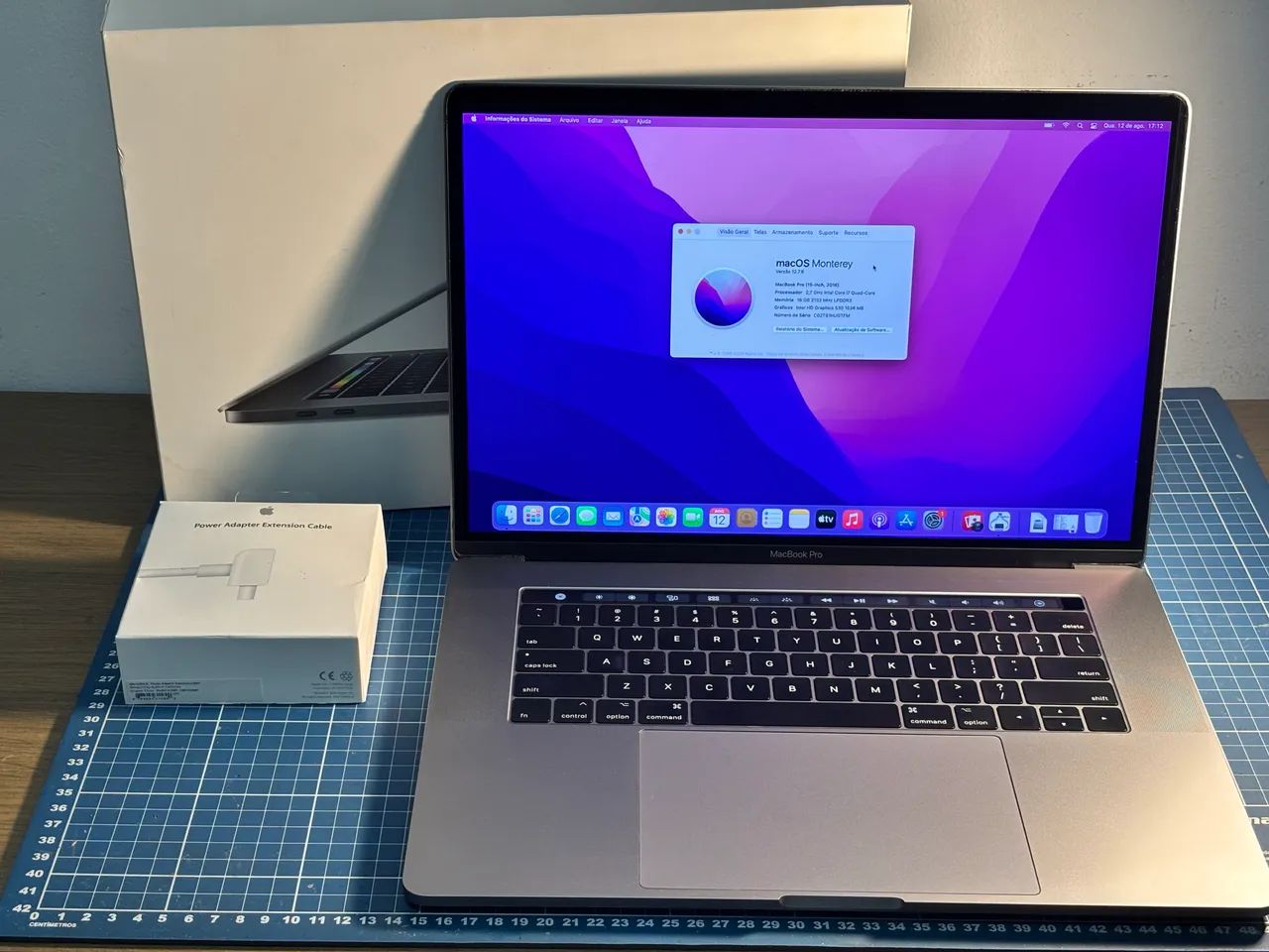 Apple MacBook Pro 15 polegadas 2016 i7 16/512GB