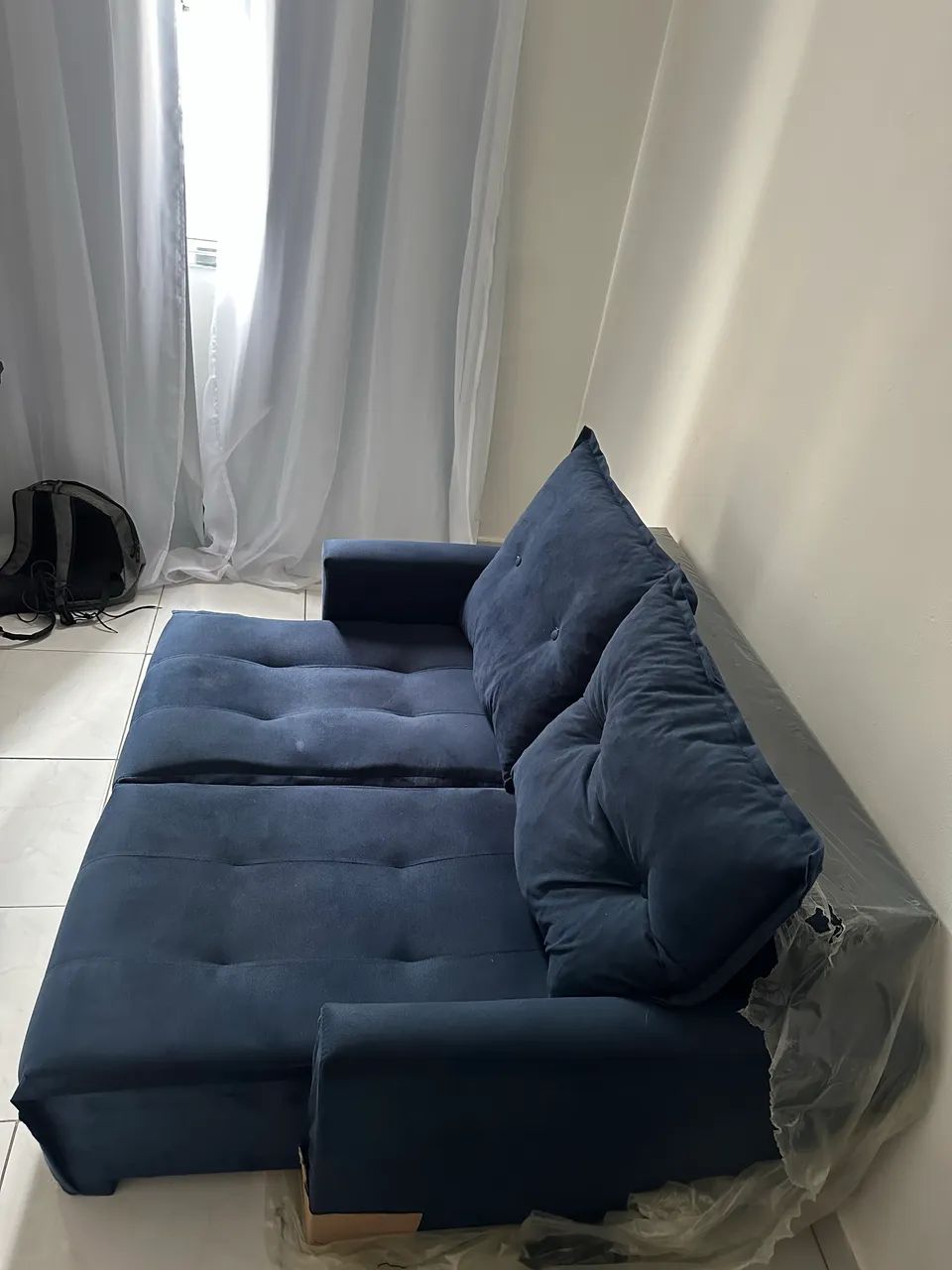 SOFÁ RETRÁTIL NOVÍSSIMO (APENAS 3 MESES DE USO) - Foto 4