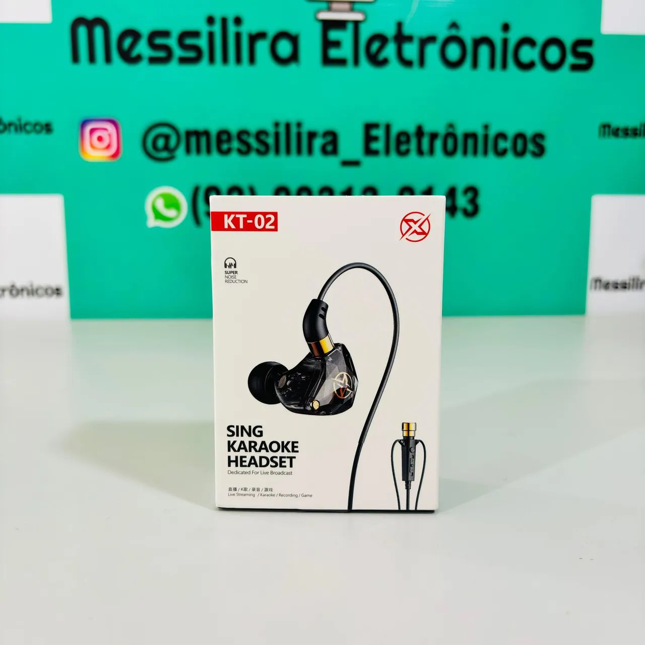 Fone profissional com microfone lapela 423878463461806081