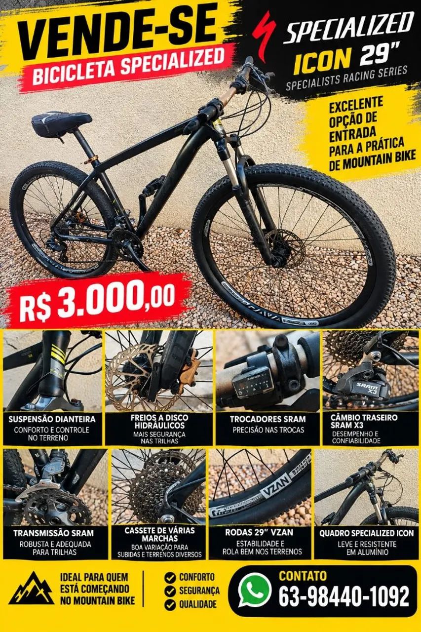 Vendo Bicicleta Specialized 