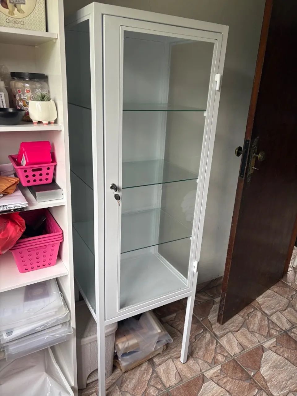 Armário de vidro com chave para consultório  - Foto 4