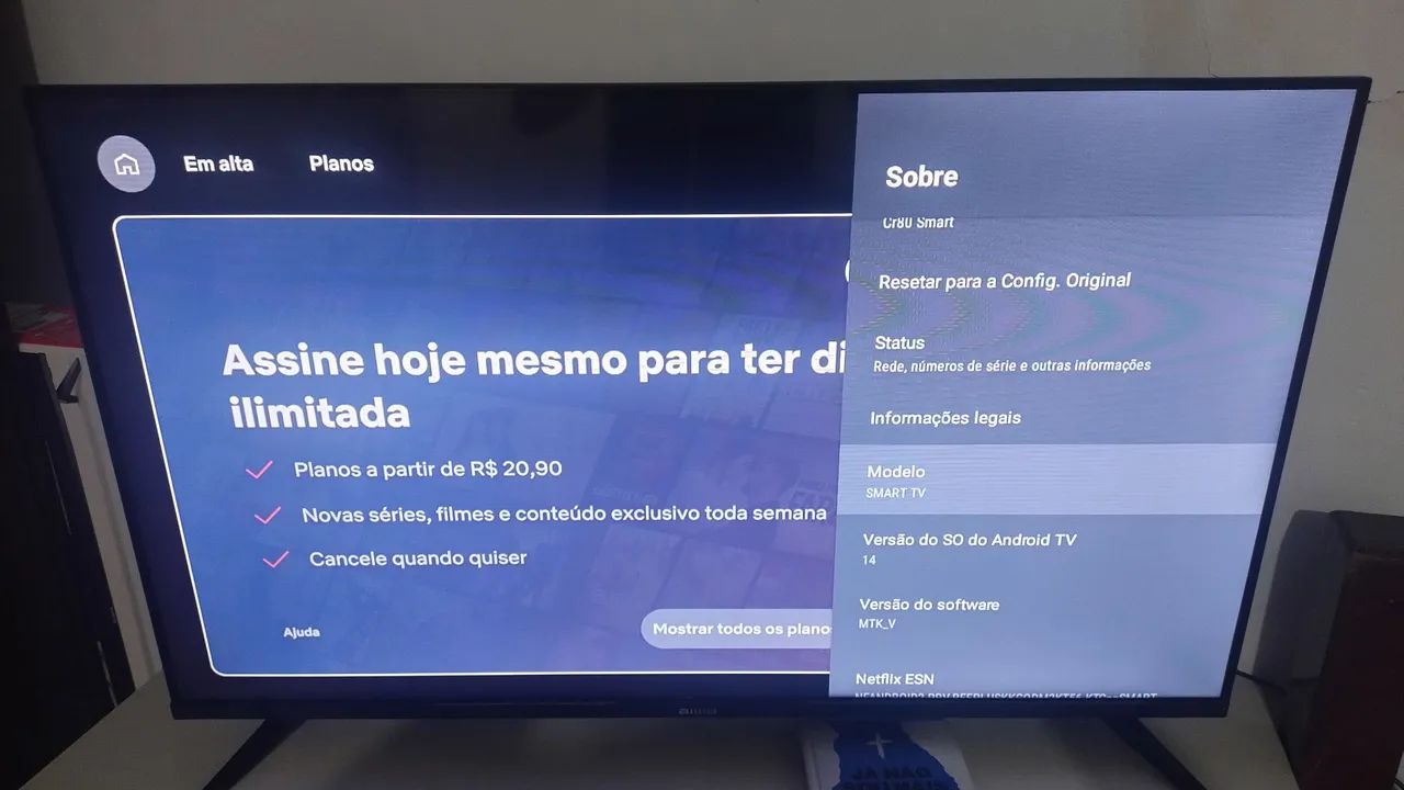 SMART TV AIWA ANDROID 43" POLEGADAS NA CAIXA - Foto 4
