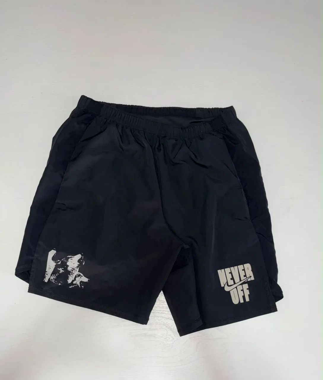 Short Nike Never off Preto P - Foto 2
