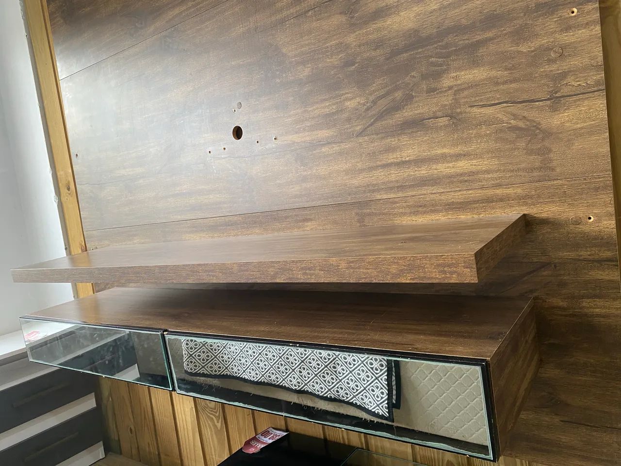 Painel para tv com gavetas  - Foto 4