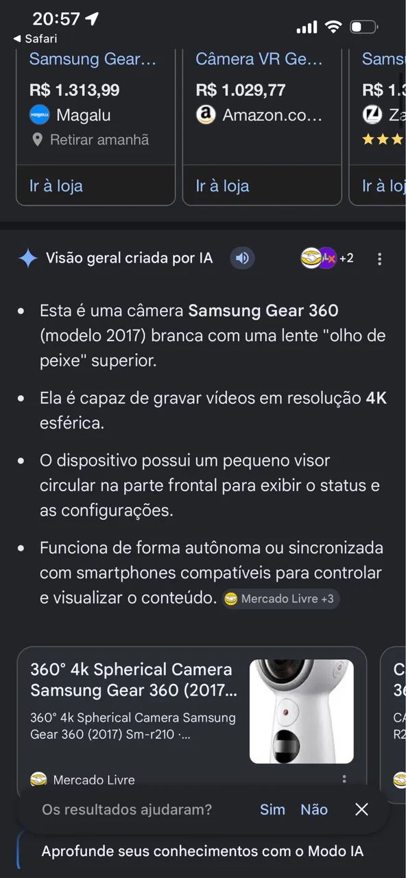 Câmera Samsung  - Foto 3