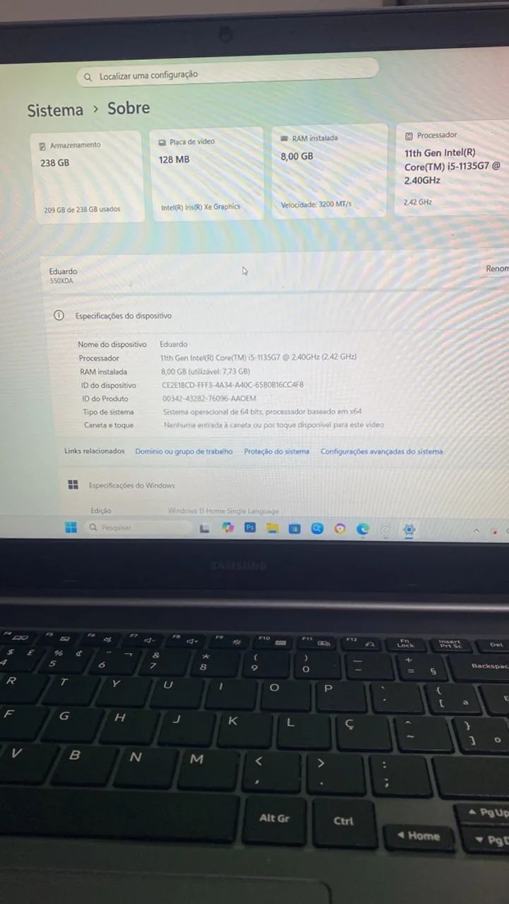Notebook Samsung Book Intel Core i5 - Foto 2