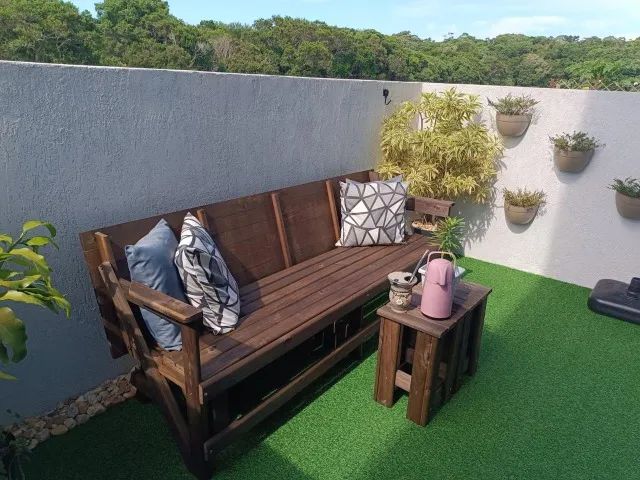 Banco que vira mesa - 2 metros - Foto 4