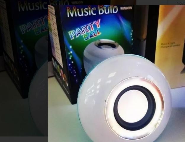 Lâmpada Led 12w Music Rgb Caixa De Som Bluetooth Celular - Foto 5