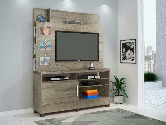 Home Aporé para TVs até 50" da JCM - Suporte de TV incluso - Entrega Grátis - Foto 3