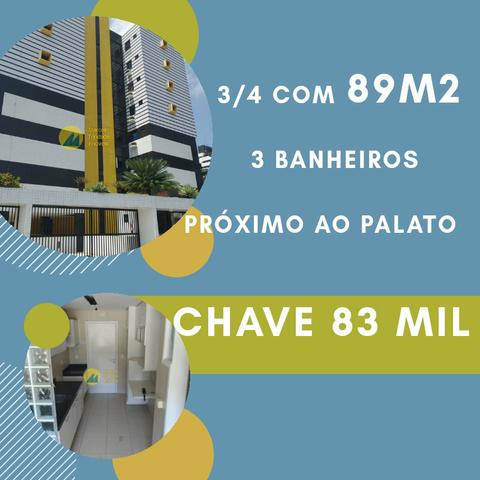 Apto top no Farol 3/4 e 3 banheiros