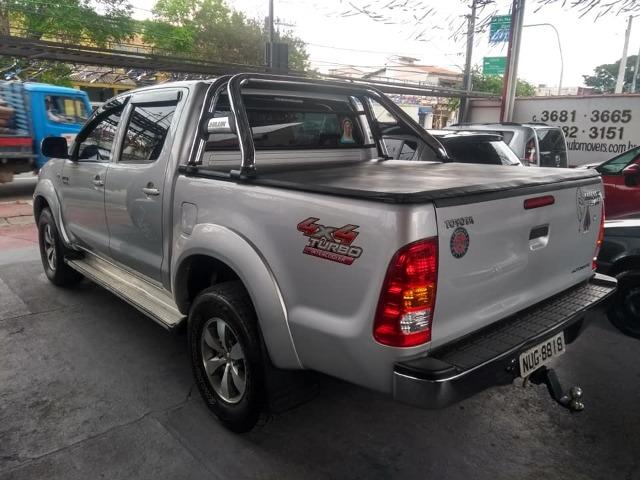 Toyota hilux cd srv 3.0 4x4 automática 2010 prata - Foto 4