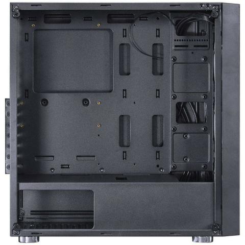 Gabinete Gamer Pcyes Jupiter com 3 fans de Led Verde com vidro temperado ! Top de linha - Foto 5