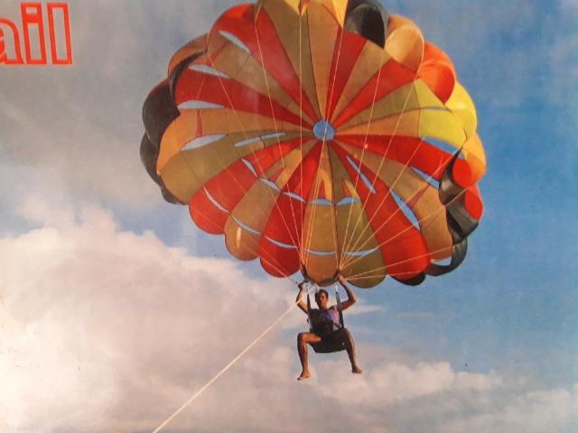 Parasail 26 pés com cadeira e 50 m corda, novo