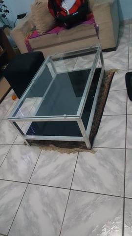 Mesa de centro de vidro semi nova - Foto 3