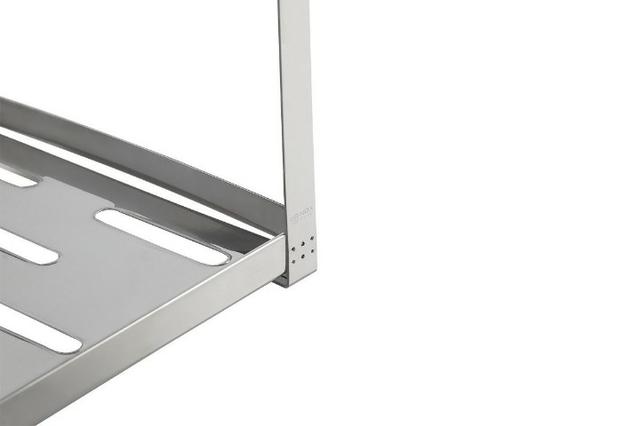 Escorredor Aço Inox 12 Pratos com Escorredor de Talheres Plástico - Suprema - Brinox - Foto 3