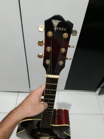 Vendo ou troco Eagle ch70 extra jumbo , procuro trocar em Takamine com volta minha - Foto 2