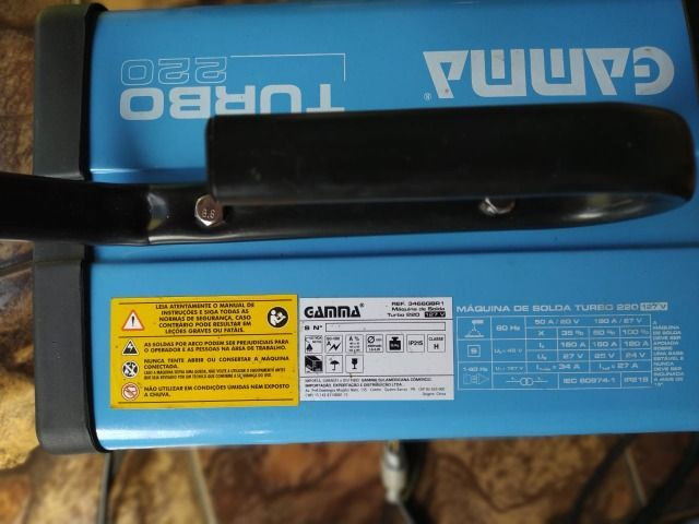 Maquina De Solda Turbo 127v - 180a - ref 3466gbr1 Gamma