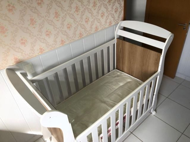 Berço mini cama Reller + colchão - Foto 5