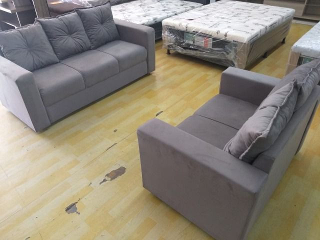 Oferta* Conjunto Sofa Animalle, 2 e 3 Lugares,Novo!!! , Frete Grátis - Foto 2