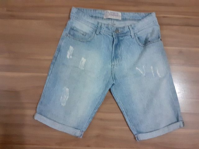 Camisao jeans infantil - tam 12 - Foto 5