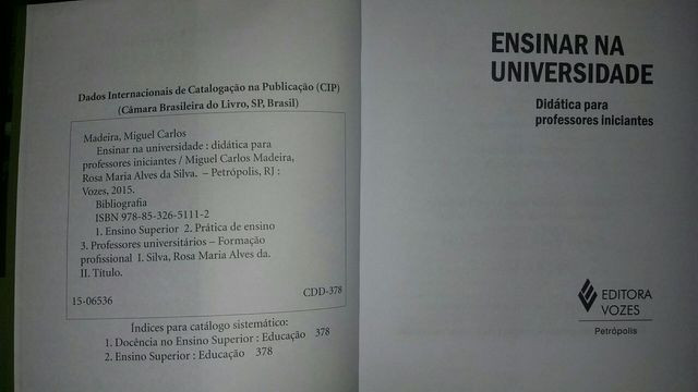 Livro Ensinar na Universidade - Foto 3