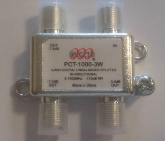 Divisor Bi-direcional 1x3/3x1 (misturador/combinador Sinal) Antena  Arduino COD-CP495 