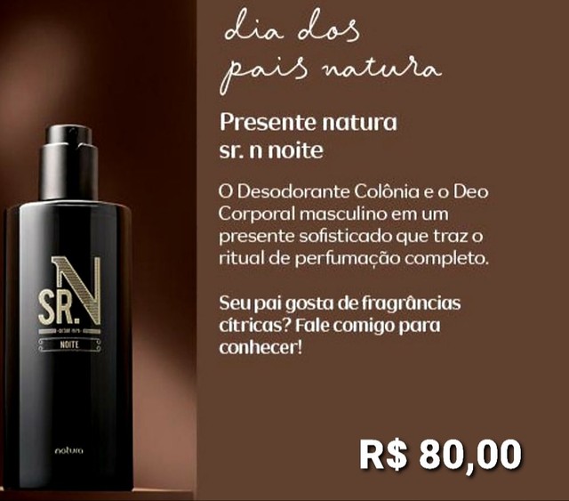 Perfume Natura SR. N Noite - Beleza e saúde - Centro, Ribeirão Preto  1052866766 | OLX